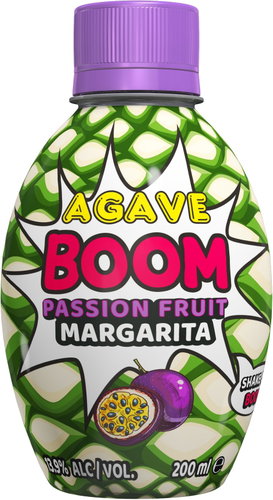 Agave Boom Passion Fruit Margarita 0,2 l, 13,9 % vol. - Mixed Drink - Main image