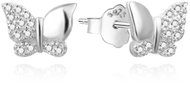Agato Silver butterfly earrings AGUP3508 (Ag925/1000, 1 g) - Earrings