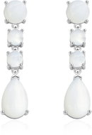 Agato Beautiful dangle earrings with pearl AGT-E119P (Ag925/1000, 5,97 g) - Earrings