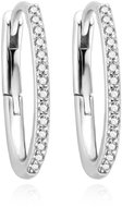 Agato Oval earrings with cubic zirconia AGUC3529/15 (Ag925/1000, 2,3 g) - Earrings