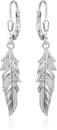 Agato Silver dangle earrings Leaflets AGT-E107LW (Ag925/1000, 23,7 g) - Earrings