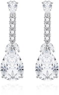 Agato Silver earrings with cubic zirconia AGT-E087PW (Ag925/1000, 7,7 g) - Earrings