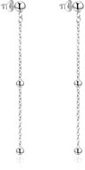 Agato Long silver earrings AGT-E040P (Ag925/1000, 1,09 g) - Earrings