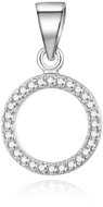 Agato Pendant with cubic zirconia AGH742 (Ag925/1000, 1 g) - Charm
