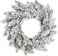 Aga Vánoční věnec 50 cm, zasněžený - Christmas Wreath