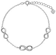 AGAIN Jewelry Stříbrný náramek Nekonečno AJNR0006 (Ag925/1000, 2,81 g) - Náramek