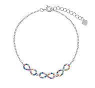 AGAIN Jewelry Stříbrný náramek Nekonečno AJNR0007 (Ag925/1000, 2,51 g) - Náramek