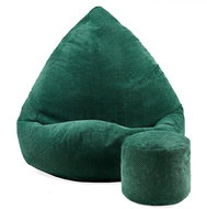 Aga Sedací vak Dot XXXL + podnožník zelený - Bean Bag