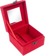 Aga Jewellery box 12,2 × 12,2 × 8,5 cm red - Jewellery Box