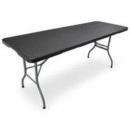 Aga Garden folding table 180 × 74 × 74 cm, black - Garden Table