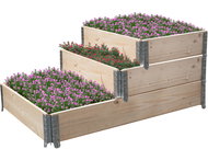 Aga Raised bed cascade 120 × 80 × 60 cm - Raised Garden Bed