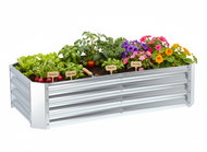 Aga Vyvýšený záhon 240 × 120 × 30 cm pozinkovaná ocel - Vyvýšený záhon