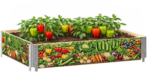 Aga Vyvýšený záhon 120 × 80 × 40 cm Zelenina - Raised Garden Bed - Main image