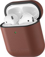AlzaGuard Genuine Leather Case for AirPods 1st and 2nd generation brown - Headphone Case