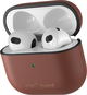 AlzaGuard Genuine Leather Case AirPods 2021 barna - Fülhallgató tok