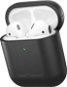 Headphone Case AlzaGuard Genuine Leather Case pro AirPods 1. a 2. generace černé - Pouzdro na sluchátka