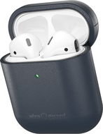 AlzaGuard Genuine Leather Case für AirPods 1. und 2. Generation - blau - Kopfhörer-Hülle