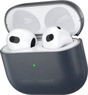 AlzaGuard Genuine Leather Case pro AirPods 3 (2021) - blau - Kopfhörer-Hülle