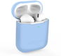 Kopfhörer-Hülle AlzaGuard Skinny Silicone Case für Airpods 1. und 2. Generation - blau - Pouzdro na sluchátka