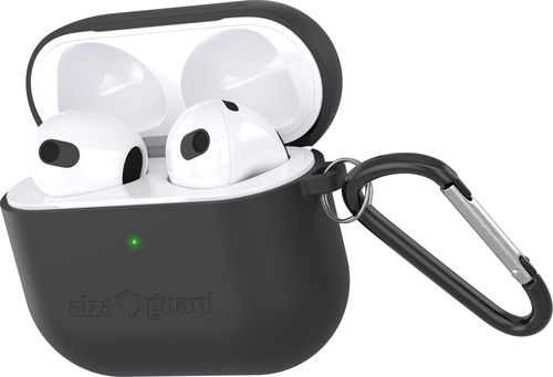 AlzaGuard Skinny Silicone Case pro Airpods 2021 černé - Pouzdro na sluchátka - Hlavní obrázek