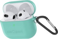 Fülhallgató tok AlzaGuard Skinny Silicone Case Airpods 2021, kék - Pouzdro na sluchátka