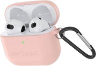 Fülhallgató tok AlzaGuard Skinny Silicone Case Airpods 2021, rózsaszín - Pouzdro na sluchátka