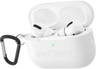 Pouzdro na sluchátka AlzaGuard Skinny Silicone Case pro Airpods Pro 2022 bílé - Pouzdro na sluchátka