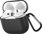 AlzaGuard Skinny Silicone Case pro Airpods 4 černé - Pouzdro na sluchátka
