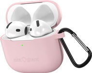AlzaGuard Skinny Silicone Case pro Airpods 4 růžové - Pouzdro na sluchátka