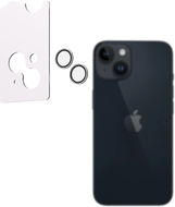 Ochranné sklo na objektiv AlzaGuard Elite Lens Protector pro iPhone 14 / 14 Plus čiré s instalačním rámečkem - Ochranné sklo na objektiv