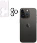 Ochranné sklo na objektiv AlzaGuard Elite Lens Protector pro iPhone 14 Pro / 14 Pro Max čiré s instalačním rámečkem - Ochranné sklo na objektiv