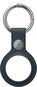 AlzaGuard Genuine Leather Keychain pro Airtag - modrá - AirTag klíčenka