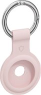 AirTag Key Ring AlzaGuard Silicone Keychain for Airtag pink - AirTag klíčenka
