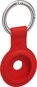 AirTag Schlüsselanhänger AlzaGuard Silicone Keychain für Airtag rot - AirTag klíčenka