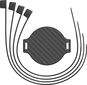 AlzaGuard Bike Mount for AirTag with Zip Ties - AirTag tok
