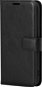 AlzaGuard Book Flip Case iPhone 13 fekete tok - Mobiltelefon tok