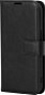 AlzaGuard Book Flip Case iPhone 15 fekete tok - Mobiltelefon tok