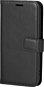 Puzdro na mobil AlzaGuard Book Flip Case na iPhone 12/12 Pro čierne - Pouzdro na mobil