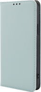 Pouzdro na mobil AlzaGuard Book Flip Case pro iPhone 12 / 12 Pro modrozelené - Pouzdro na mobil