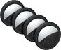 Bluetooth lokalizační čip AlzaGuard Premium Hero Tag with FindMy černý - 4ks v balení - Bluetooth lokalizační čip
