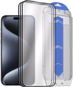 Ochranné sklo AlzaGuard 2.5D Glass EasyFit DustFree pro iPhone 15 Pro - 3ks v balení s aplikátorem - Ochranné sklo