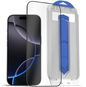 AlzaGuard 2.5D Glass EasyFit DustFree 2 Pack pro iPhone 16 Pro s instalačním rámečkem - Ochranné sklo