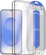 AlzaGuard 2.5D Glass EasyFit DustFree 2 Pack pro Samsung Galaxy S25+ s instalačním rámečkem - Ochranné sklo