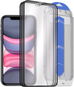 AlzaGuard 2.5D Glass EasyFit DustFree pro iPhone 11 / XR - 3ks v balení s aplikátorem - Ochranné sklo