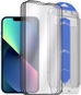 Ochranné sklo AlzaGuard 2.5D Glass EasyFit DustFree pro iPhone 13 / 13 Pro / 14 / 16e - 3ks v balení s aplikátorem - Ochranné sklo