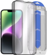 Glass Screen Protector AlzaGuard 2.5D Glass EasyFit DustFree for iPhone 14 - Ochranné sklo