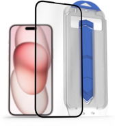 AlzaGuard FullCover Glass EasyFit DustFree 2 Pack iPhone 15 Plus 2.5D üvegfólia - Üvegfólia