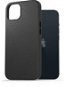 AlzaGuard Genuine Leather Case iPhone 13 készülékhez, fekete - Telefon tok