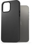 AlzaGuard Genuine Leather Case pro iPhone 13 Pro Max černé - Kryt na mobil