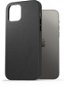 AlzaGuard Genuine Leather Case iPhone 12 / 12 Pro készülékhez, fekete - Telefon tok